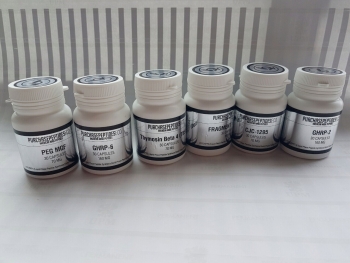 Peptides in a capsular form